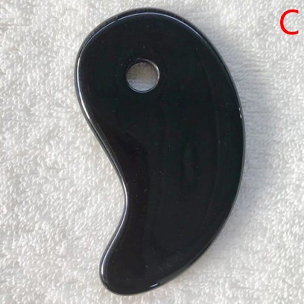 ansikt gua sha bord ansikts skraping skraping plate ansikt kroppen ma Black C