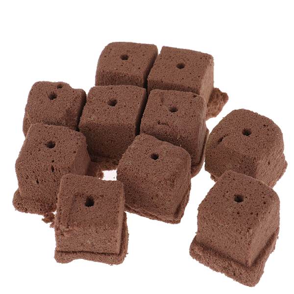 10st rockwool hydroponics odlar startkuber Brown One Size