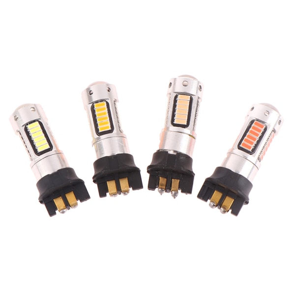 PW24W LED-lampor Blinkersljus varselljus 4014 30 White one size