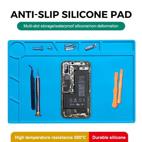 Magnetisk varmeisolerende silikonmatte reparasjonssett loddematte 30x20CM