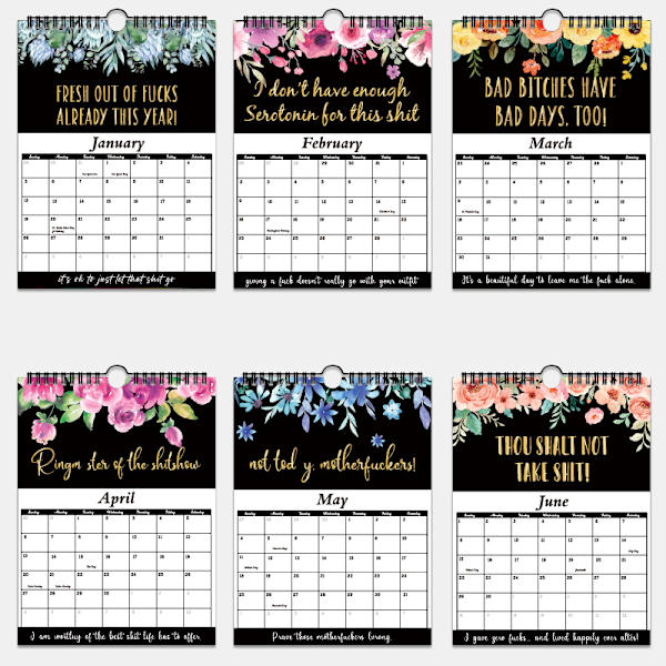 2025 Kalender For Trette Kvinner. Kalender For Trette Kvinner black