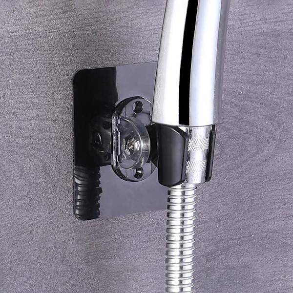 1 stk Dusjhodeholder Justerbar veggfeste for bad White 7.2*7.2CM