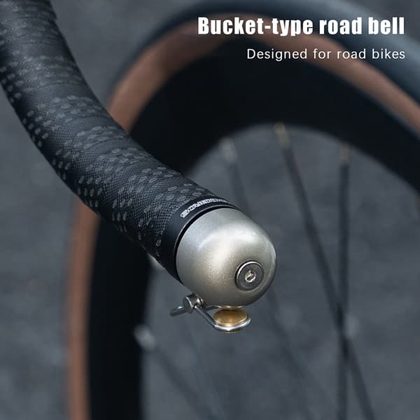 1 st Aluminiumlegering Cykelklocka Styrändsplugg Typ 80dB Superhög Black