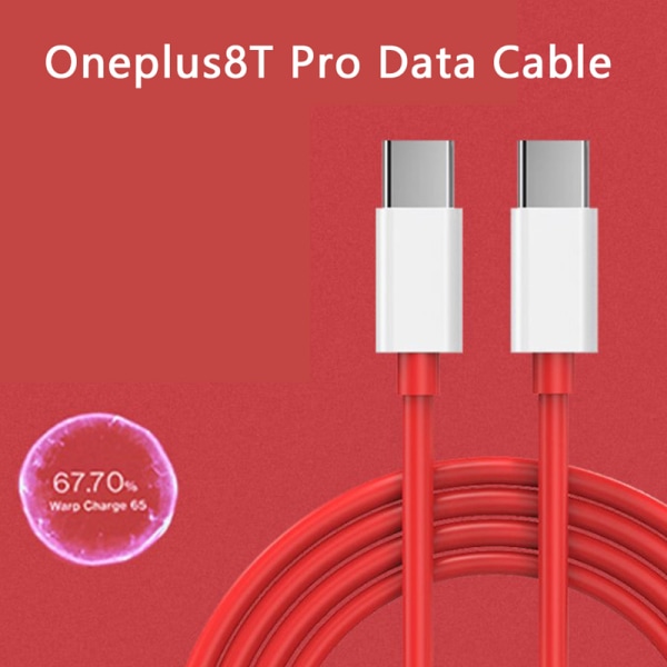 Kannettava alkuperäinen Oneplus 8Tpro Warp Charge Type-C Dash -kaapeli 1