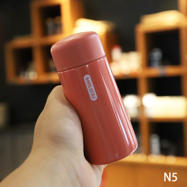 150 ml termoskopp i rostfritt stål Ultrakompakt bärbar läcka P Red N5