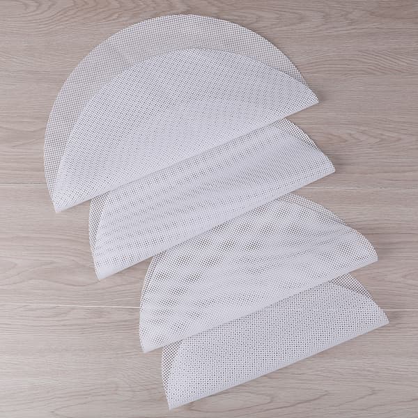 Runde non-stick silikonnettingsduk bakeforinger Steamer Pad D B 30cm