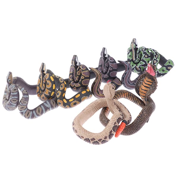 Tricky Funny Spoof Simulering Snake Toy Snake Armbånd Nyhet A5 one size