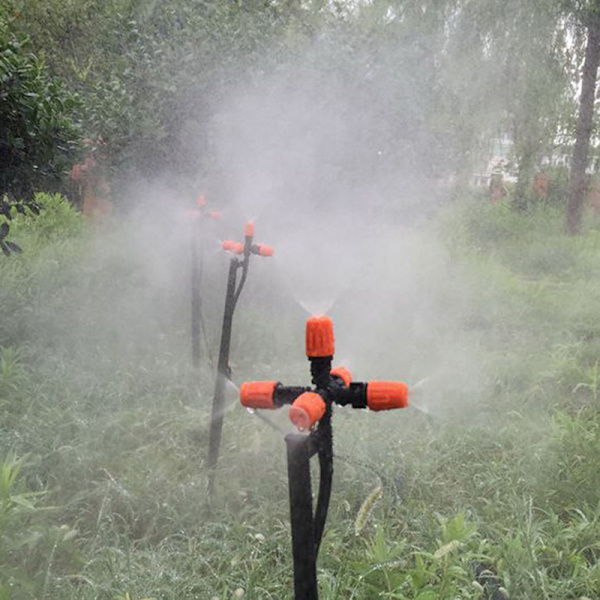 4st Trädgårdssprinkler Automatisk vattning gräsmatta 360° Roterande Sp Red 4pcs