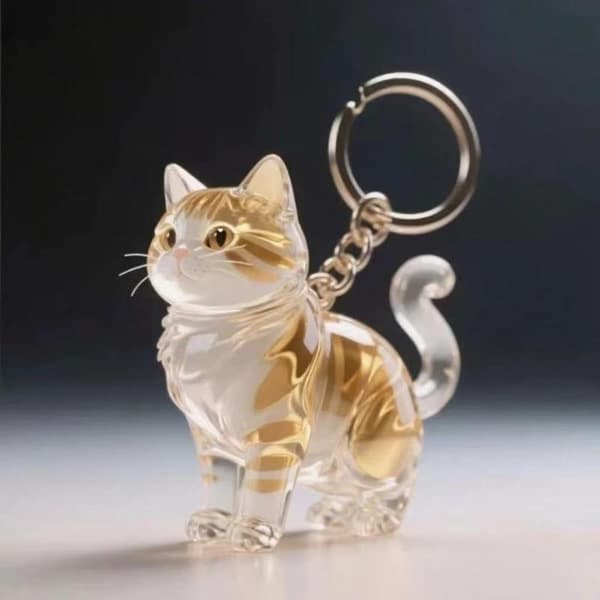 Förvaringslåda för djurhår i kattform Transparent hårvårdshår K A3 one size