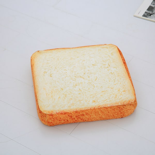 Brød Katte Seng Toast Brød Slice Style Pet Mats Pude Blød Wa Color 40*40*7CM