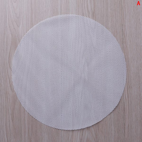 Runde non-stick silikone mesh bageforinger dampkoger D White A:28cm