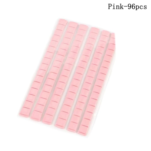 Neglestativ klebrig selvklebende Ikke-giftig Plasticine Clay Fix Lim N Pink 96PCS