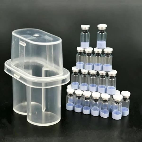 10 stk Mini hetteglassveske 3 ml peptid oppbevaringsboks injeksjonshetteglassholder 10pcs