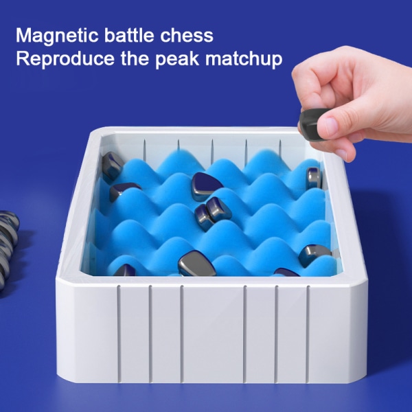 Magnetisk effekt skaksæt spil Sjovt forældre-barn interaktiv Che A1 A1