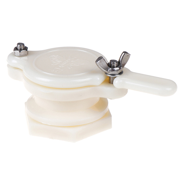 Plast Honning portventil Honning Extractor Flow Port Hagearbeid Be White One Size