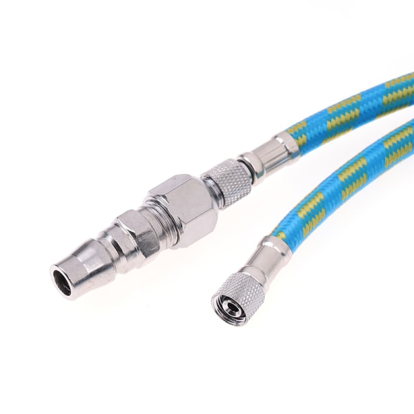 180CM Airbrush Slange Spray Pen Woven Pipe 1/8" BSP Adapter Fitti Blue onesize