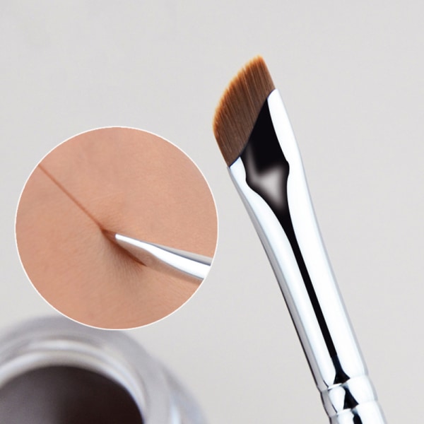 1 Stk Professionelle Makeup Børster Eyeliner Brush Makeup Værktøj Fo Black one size