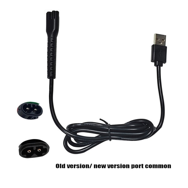 5V USB laddningskabel elektriska hårklippare Power för 8 Black onesize