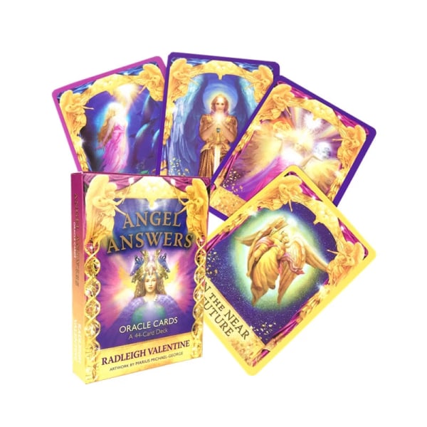 Tarotkort Angel Answers Oracle Cards Brætspil Engelsk del Multicolor one size