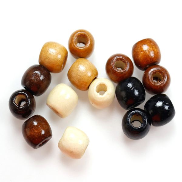 100 st 5 mm lönnträpärlor för DIY-smycken, klädtillbehör 100pcs