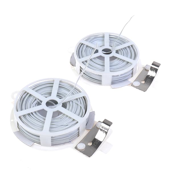1 stk (50m) hvit multifunksjonell solid hagevri-bånd med belegg White One size