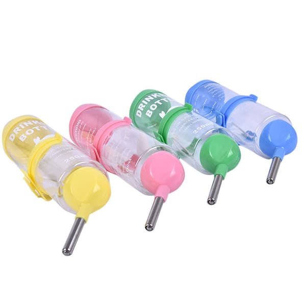 1 ST Hamster Drinker Plast Hängande vattenflaska Dispenser Fe C1