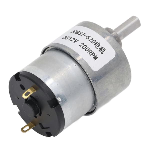 DC 12V girmotor med Hall-koder, 200RPM hastighetsreduksjonsmotor for robotutstyr