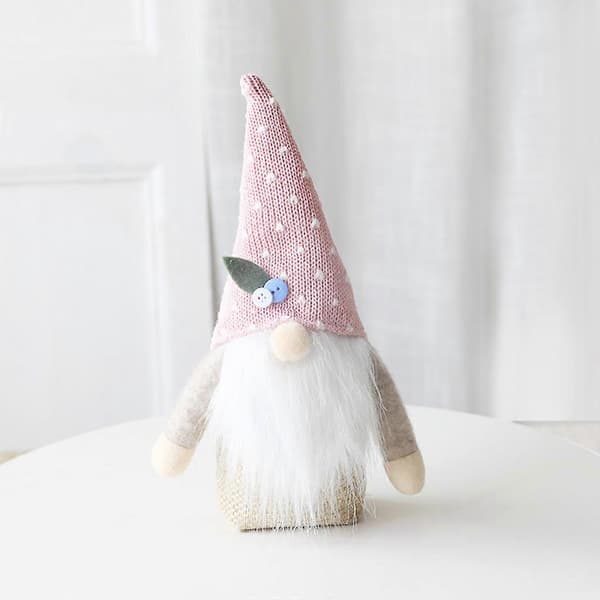 Julenisse håndlaget svensk Tomte alv-pynt dekorasjon for gårdshus A