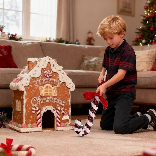 Pepparkaksgolfspel för julfest och heminredning