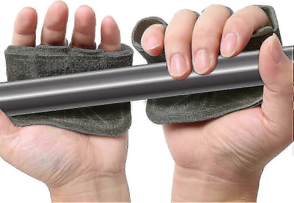 Piao 4 Finger Loop Grip Pads Handskar Tyngdlyftning Styrkelyft Marklyft Unisex Grepp