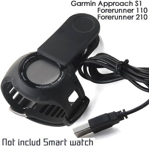 Ladeklips med USB-kabel for Garmin Forerunner 210/110/Approach S1