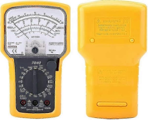 Analog multimeter med hög noggrannhet för spänningsresistans kapacitiv ström