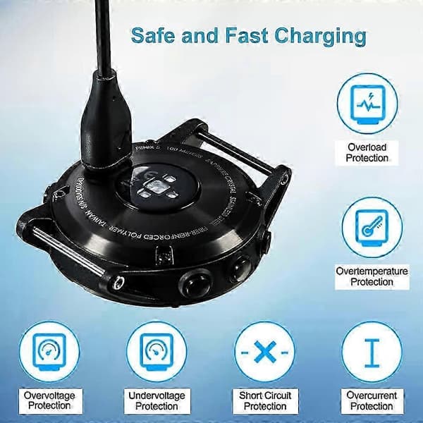 Kompatibel med Garmin Forerunner 245 oplader, opladerkabel til Garmin
