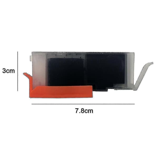 6-paknings erstatningsblekkpatroner for Canon PGI-580 CLI-581 skriver