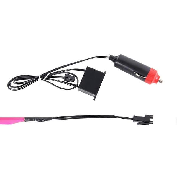 2M Koldt Lys Fleksibel LED Strip Lys Til Biludsmykning Pink Light