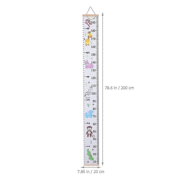 Børnevækstdiagram Lineal Væghængende Højde Måling 1 Stk