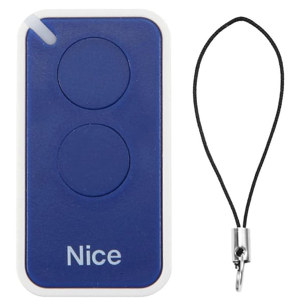 För NICE Universal Garagefjärrkontroll 433.92MHz 2-kanals rullande kod D Blue
