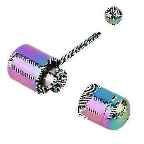 1st Cool Vibrerande Hantel Tunga Ringar Stänger Piercing Rostfritt Stål Kroppssmycken Cs Multicolor