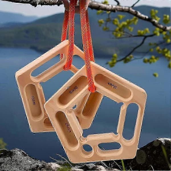 Tre Hangboard Klatring Bærbar Fingerstyrker for Pull-ups