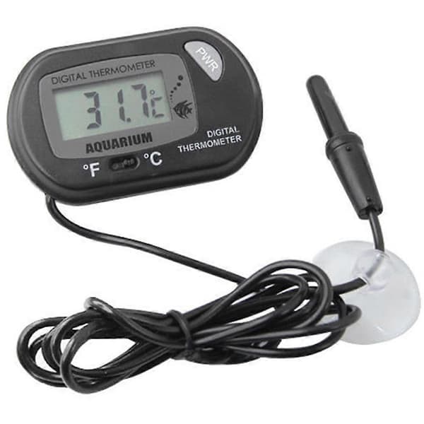 Digitalt LCD-termometer for vanntank, akvarium, bil og dam