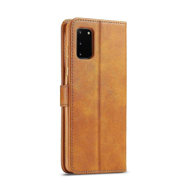 LC.IMEEKE Pung Stand Læder Mobilcover til Samsung Galaxy A41 (Global Version) Multicolor Style E