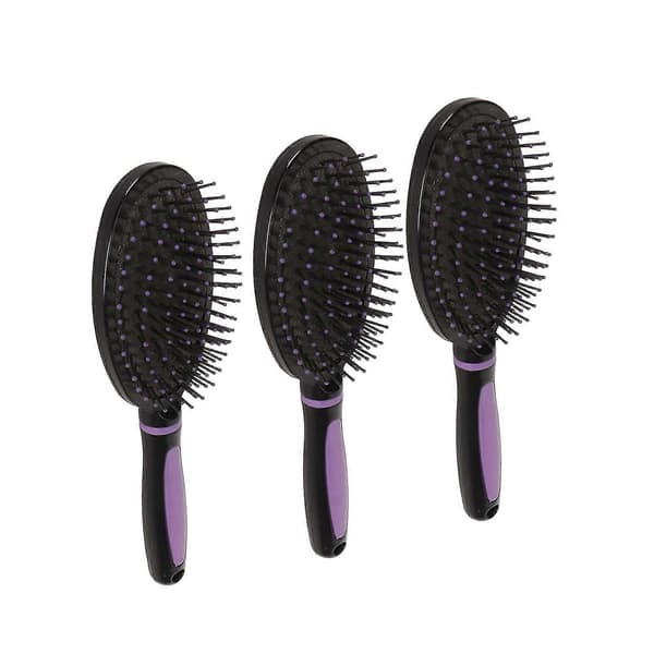 3 st oval hårkam hårbottenmassager styling stor bräda luftkuddeborste kam för hushåll -Z 5 5