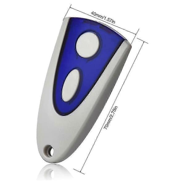 Novoferm 502 Max43-2 512 Mix43-2 Garagefjärrkontroll 433.92MHz 2st Blue