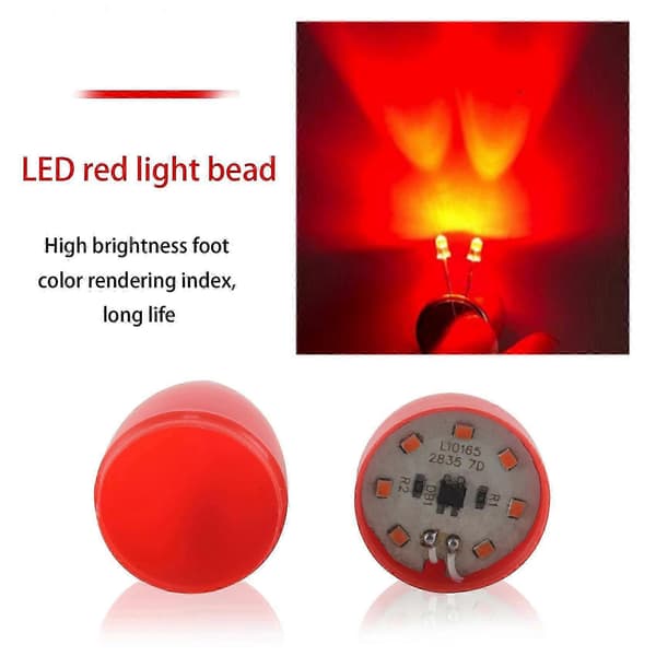 LED-kronelys Rød Fortune Lampe Gud Lys Energibesparende Kronelys E14