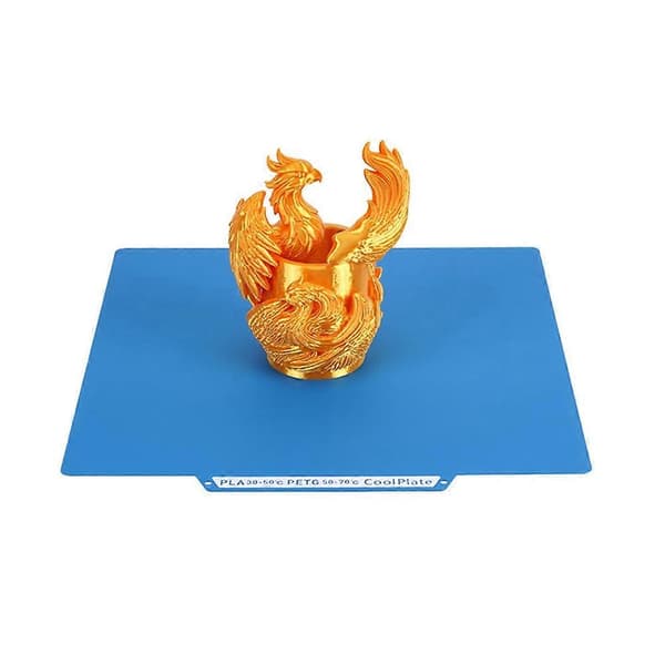 Til Flashforge AD5X Cool Plate - Dobbeltsidet pladebyggeflade lav temperatur PLA/PETG til 3D-printertilbehør Blue