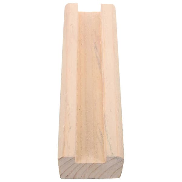 Stabilt stöd helkroppsspegel med träram 1 set Light Yellow