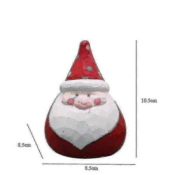 Julepynt i træ med julemanden