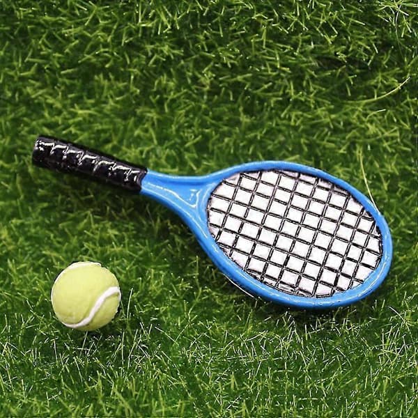 4 st minitennisracketset med simuleringsbollar 2.2X6CM