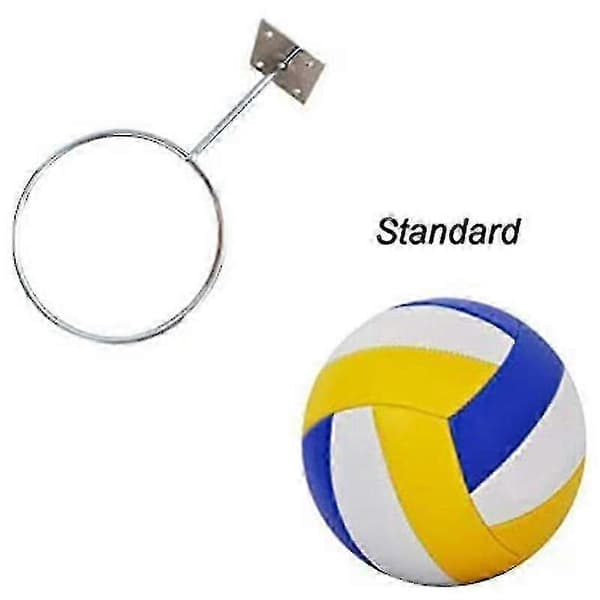 Väggmonterad bollhållare 5-pack för förvaring av basketbollar och volleybollar