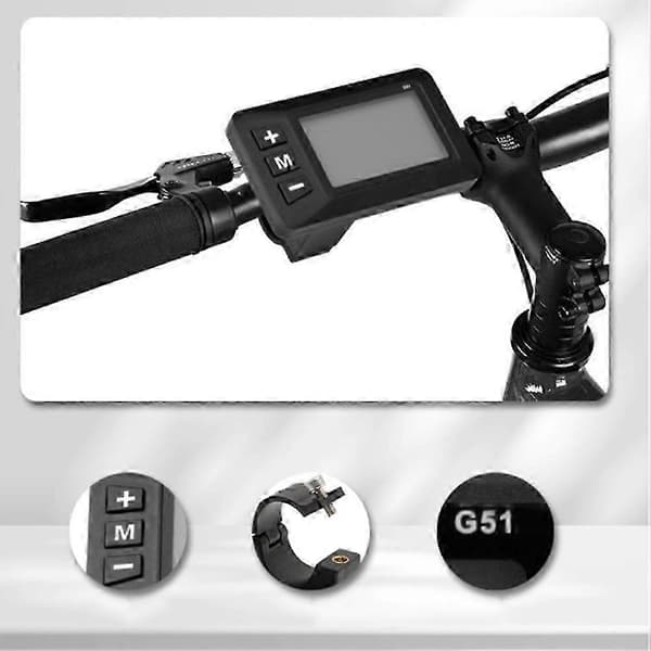 5-pins LCD hastighetsdisplay vanntett multispennings 24V/36V/48V E-scooter akselerator